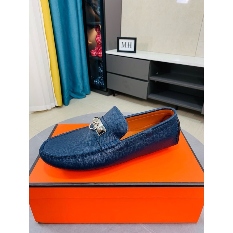 H**mes leather shoes